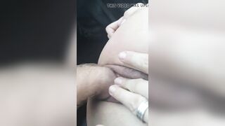 Fisting in car seat