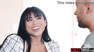 Oriental wedding planer Ember Snow screws large ramrod client and got caught by his fiancee Dana Vespoli