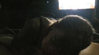 Greek girlfriend sucking rod and messy talking