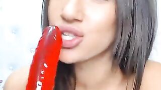 Wild Lalin Girl Chick Rides Her Biggest Sex Toy