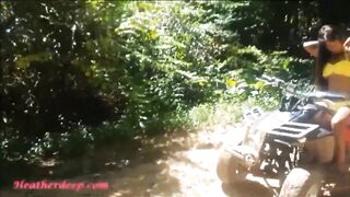HD Thai teen heather goes atving in paradise and gets massive t