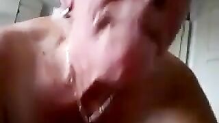 Very good grandma suck wang