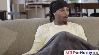 Sneaky Large Melons Bimbo Sneak Screwing BBC Behind Her Wimpy Hubby's Back