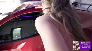 Screwing StepMom on My Pops Recent Car - Cory Pursue