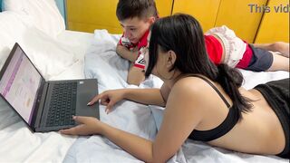 My little stepsister wishes to screw for the 1st time and asks me to bang her hard and cum inside. 1ST PART.