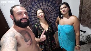 Aventuras do Casal Mattos - We went to Espaço Salvaley to be guided in tantric sex until reaching climax