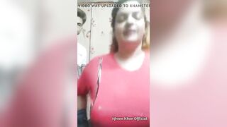 Afreen Khan Official With Hot Sports Top