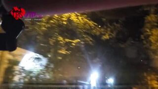 Dogging - Hotwife preggy and screws with strangers