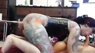 Redhead Using Screw Machine