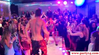 Real euro bachelorette facefucked at party