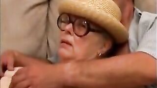 Granny in Glasses Likes A Party