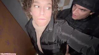 Stepmom Gives Stepson 1St Public Washroom Screw