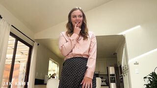 Seductive coworker forgot to wear her pants and sat on my dick - Stella Sedona