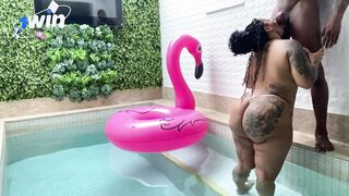 What a taut butt that babe has