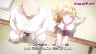 Golden-Haired Teenage Get Banged With Stepdaddy [ ANIME ]