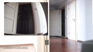 Naked for pizza delivery dude