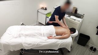 Emma 2nd visit, a flirty mother I'd like to fuck with giant melons and booty came once more to be drilled by her massage therapist!