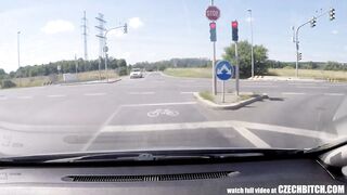 Mirek Takes Aged Breasty Doxy on Public