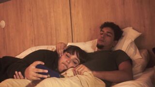 My stepbrother realizes that we are alone and takes the opportunity to do his thing ALISONGONZALEZ26