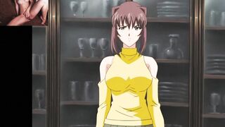 Stepmom decided to chastise her daughter's boyfriend (uncensored anime English subtitles)