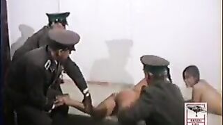 Punished beauties in S&M prison vintage thrashing scenes