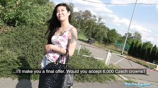 Public Agent Hawt Oriental playgirl Akasha Coliun likes girthy weenie screw