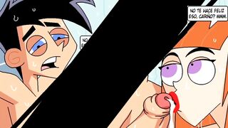 In The Shower With Stepmom / Red-Haired mother I'd like to fuck Looked Into The Baths Where Her Stepson Was Washing. This babe Was Aroused By The Sight Of His Large Penis / Cartoons/ Manga / Hentai / Visual Novel / Comic /