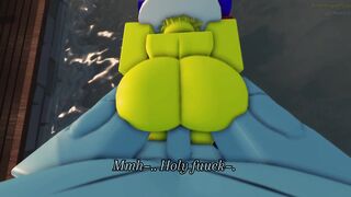 "Squeeze my l-lemons~!" // Lemon Femboy Gets Bred by Blue Demon [ROBLOX]