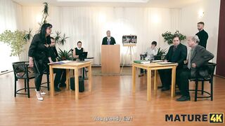 MATURE4K. Old lady Elle banged a gardener whilst her spouse was away