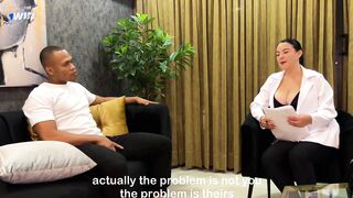 Nympho with large shlong goes to therapy with breasty sexologist - Daniela Gomez