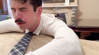 Junior Salesman Impresses Boss. OFFICE BREEDING