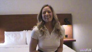 LUCIDFLIX Southern blond playgirl River Lynn responds to an ad to become a pornstar