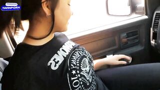 Chica desconocida super hawt me da una mamada por llevarla a su casa- GISELLE EBONY