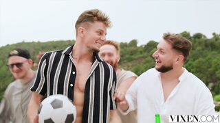 VIXEN Breasty chick banged until that babe orgasms