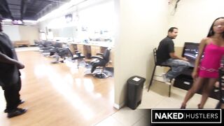 Barbershop After Hours: Jayla Foxx and Tila Flame Turn Up the Heat and get drilled