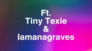 three some Midget Petite Texie, Virgin Brunette hair And Giant Rod two Woman 1 Boy