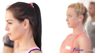 Creampie after yoga class FULL MOVIE - Fitness Rooms