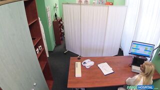 Cute TEEN has ANAL sex the doctor and a hawt blond NURSE - Fake Hospital