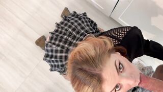 My punk neighbour wanted a throatpie "I not at any time do stuff like this I was just truly lewd"