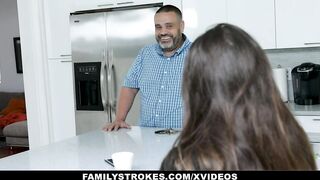 Family Strokes - Hawt Teen Eases Stepbro’s Erection By Wrapping Her Finger Around His Giant Boner