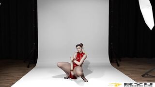 Chun Li Models in CGI