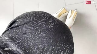 Office XMAS party leads to rod sucking & hard banging for amateur Lollipopo68 - MyDirtyHobby