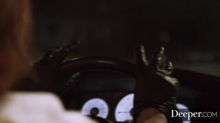 Deeper. Gabbie Carter Crawls to her Leash for a Darksome Game