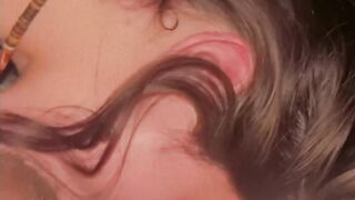 Green eyed beauty gets facials and drilled hard compilation