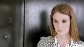 VIXEN Kinky Secretary Gets Bound Up and Banged By Her Boss