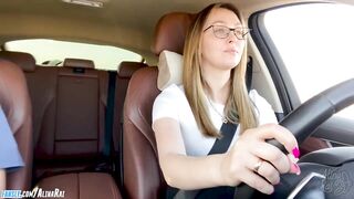 -Greater amount, greater amount, I desire deeper! "Screwed stepmom in car after driving lessons"