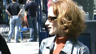 slim redhead outdoor anal