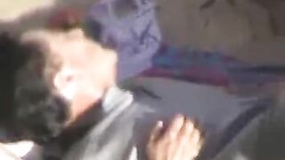 spying Mama and her lover on the beach