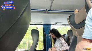 Public Dong Jerking Off On A Bus Full Of People - Made Him Cum Hard By Hand! - Jock Flashing