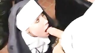 Nun banged in church